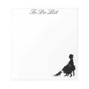 Aschenputtels, zum des Listen-Notizblockes zu tun Notizblock