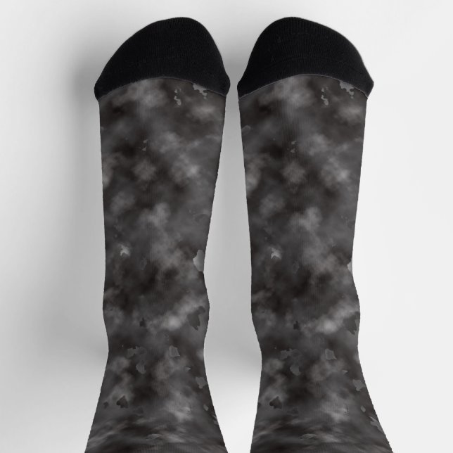 Aschenwolkenwarnzeichen Socken (Oben)