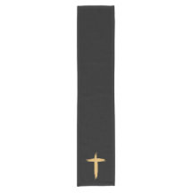 Aschermittwoch Gold Cross Table Runner
