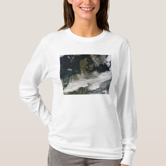 Aschewolke vom Vulkan 2 T-Shirt (Vorderseite)