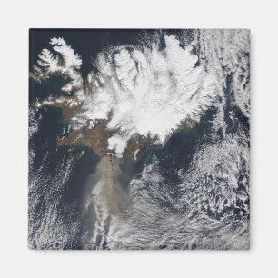 Aschewolke vom Vulkan Eyjafjallajokull, Island Magnet