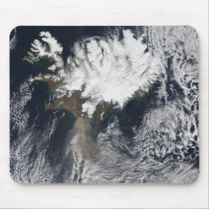 Aschewolke vom Vulkan Eyjafjallajokull, Island Mousepad