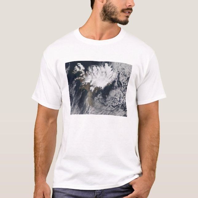 Aschewolke vom Vulkan Eyjafjallajokull, Island T-Shirt (Vorderseite)