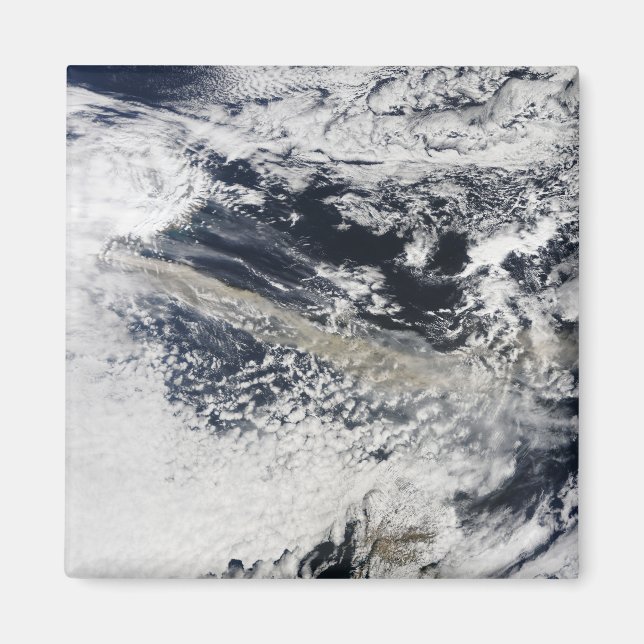 Aschewolke vom Vulkan Eyjafjallajokull Magnet (Vorne)