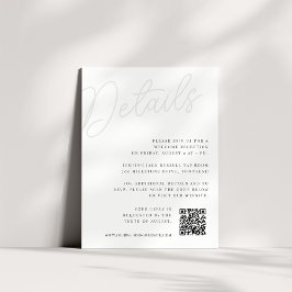 Aschfarben | Script Watermark All-in-One Details Begleitkarte