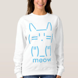 ASCII-Katze Sweatshirt