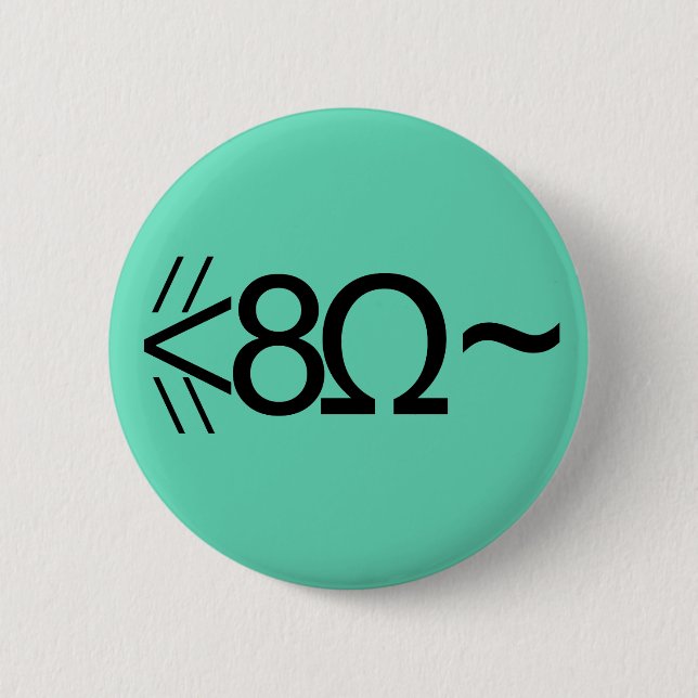 ASCII-Maus Button (Vorderseite)