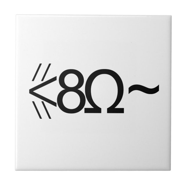 ASCII-Maus Fliese (Vorderseite)