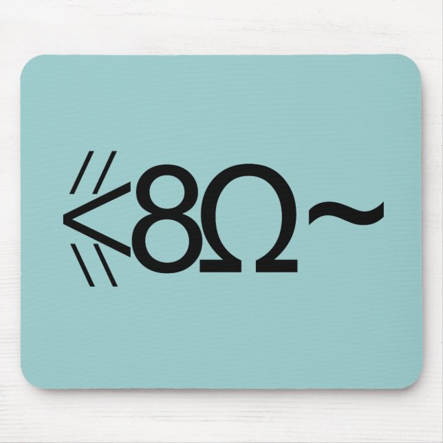 ASCII-Maus Mousepad (Vorne)