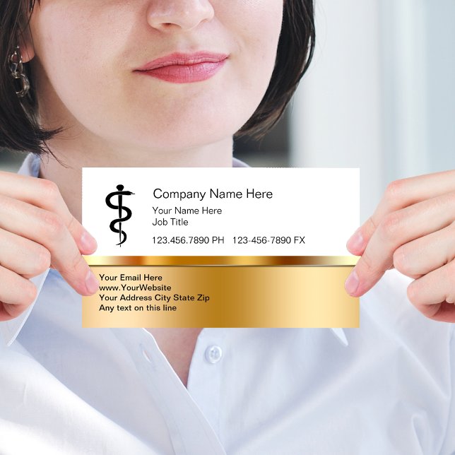 Asclepius Rod Medical Business Cards Visitenkarte (Von Creator hochgeladen)