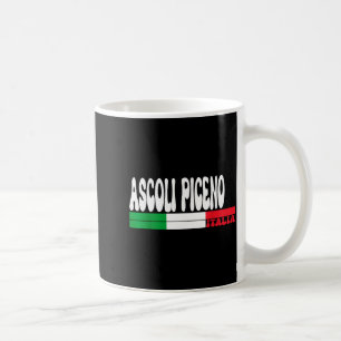 Ascoli Piceno Stadt Italia Vintage Italien Flagge Kaffeetasse