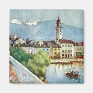Ascona Schweiz am Lago Maggiore, 1918 Magnet