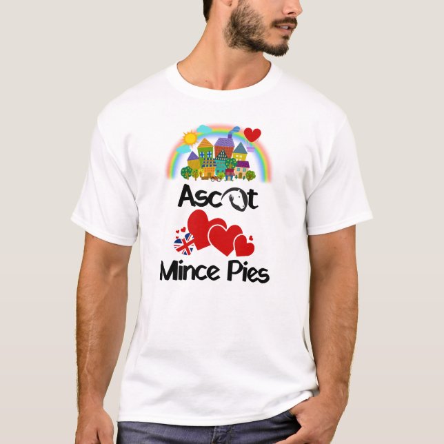 Ascot, Berkshire UK Lieben Mince Pies T-Shirt (Vorderseite)