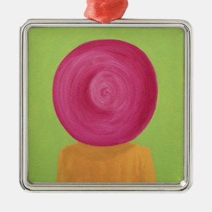 Ascot-Hut Silbernes Ornament