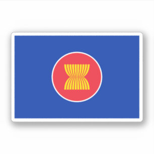 ASEAN-Flagge Aufkleber