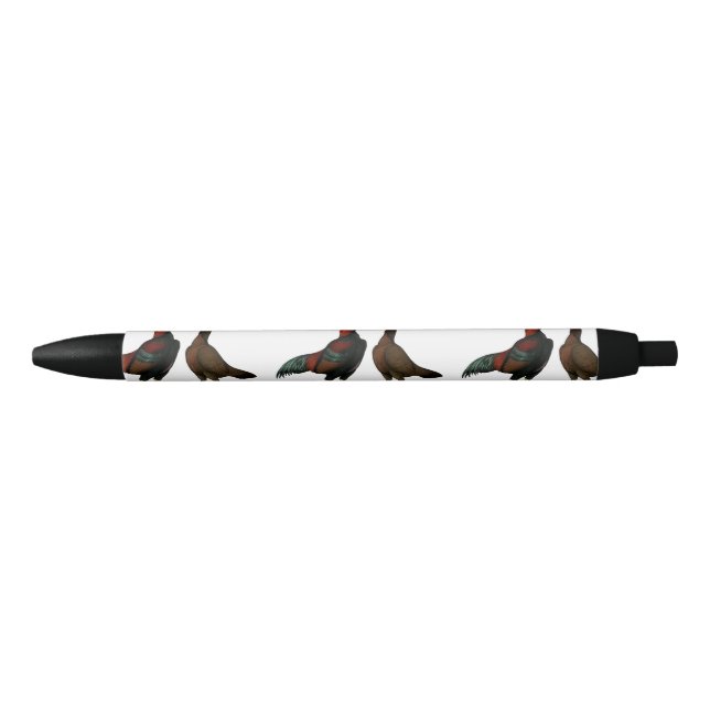 Aseel Black Red Chickens Kugelschreiber (Vorderseite)