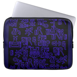 Asemische Wanderungen I Laptopschutzhülle