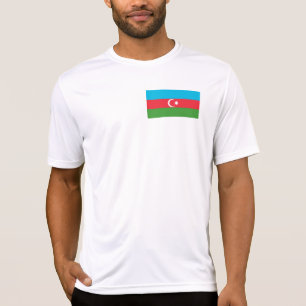 Aserbaidschan-Flagge T-Shirt