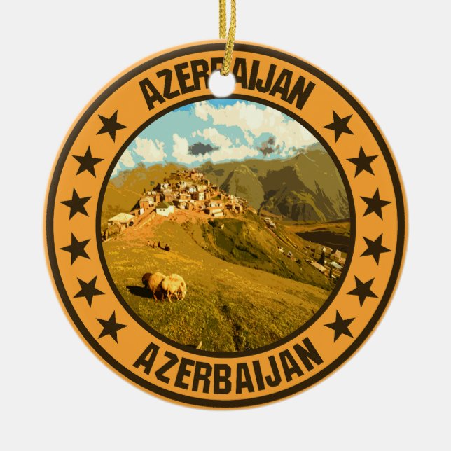 Aserbaidschan Keramik Ornament (Vorne)