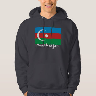 Aserbaidschan mit Flagge Hoodie