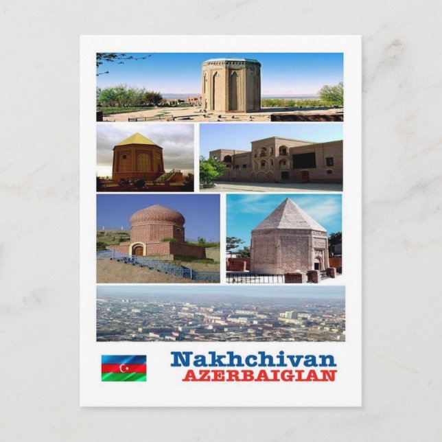 Aserbaidschan - Nakhchivan - Mosaik - Postkarte (Vorderseite)