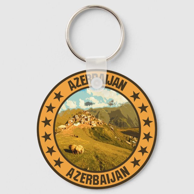 Aserbaidschan Schlüsselanhänger (Rückseite)