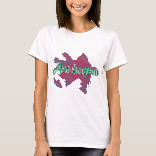 Aserbaidschan T-Shirt (Vorderseite)