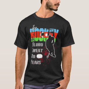 Aserbaidschan-Unterstützer Blut-Schweiß ohne Angst T-Shirt