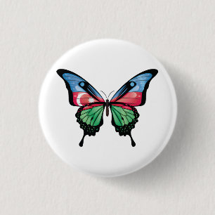Aserbaidschanischer Frack-Schmetterlingsflagge Button