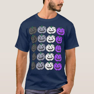 Aseual Halloween Pumpkin Funny Lgbtq für Gay Hallo T-Shirt