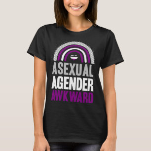 Asexual Agender Awkward Asexual Prix Bohemisch Rai T-Shirt