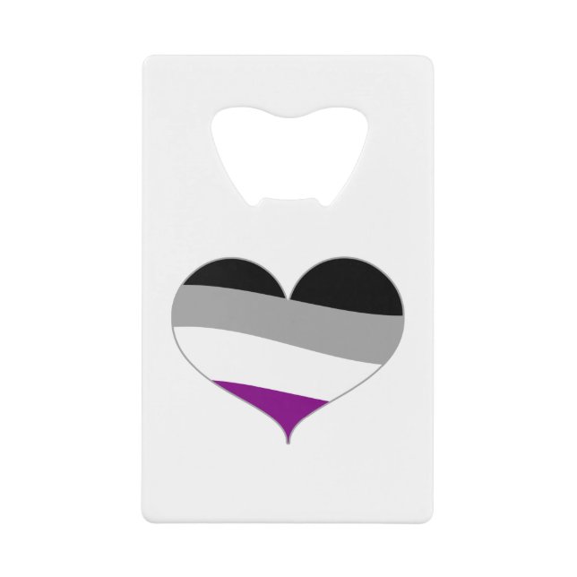 Asexual als Teil des LGBT-Pride-Stroms Geldbeutel Flaschenöffner (Vorderseite)