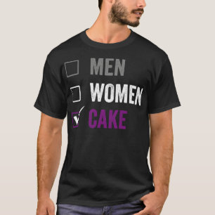Asexual, anstatt Cake Ace Asexual Pride LGBTIA ess T-Shirt