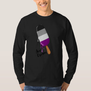 Asexual As Cream Asexual Ace Flag Alasexuell T-Shirt