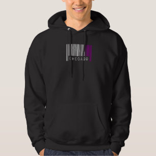 Asexual Barcode Pride Chicago Illinois Niedlich Ac Hoodie