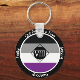 Asexual Clean Milestone Gift Schlüsselanhänger