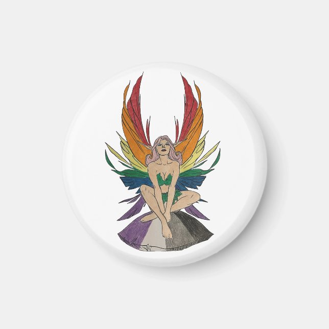 Asexual Faerie Magnet (Vorne)