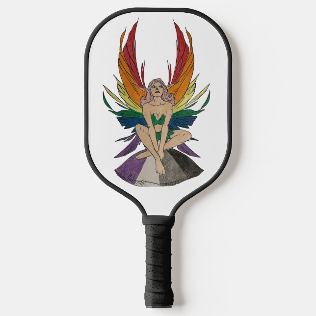 Asexual Faerie Pickleball Schläger (Vorderseite)