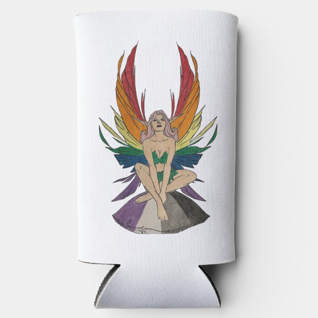 Asexual Faerie Selters Dosenkühler (Vorderseite)