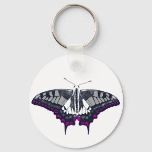 Asexual Flag Frack Butterfly Schlüsselanhänger