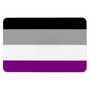 ASEXUAL FLAG ORIGINAL -.pnng Magnet