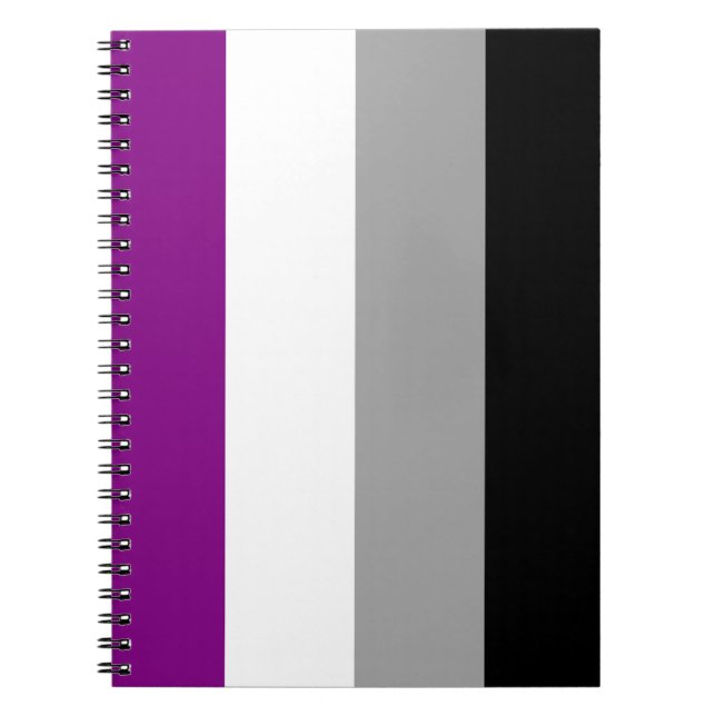 ASEXUAL FLAG ORIGINAL -.pnng Notizblock (Vorderseite)