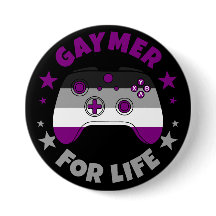 Asexual Gaymer für Video-Gamemcontroller im Leben