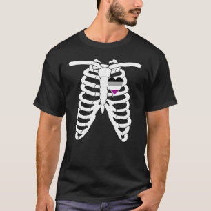 Asexual Halloween Pride Skeleton Lgbtq Gay Hallo T-Shirt