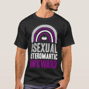 Asexual Heteroromantic Awkward Asexual Prix Bohem T-Shirt