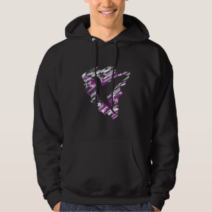Asexual Pride Bird unterstützt Asexualität Hoodie