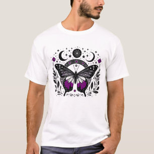 Asexual Pride Butterfly LGBT Monat subtile Diskret T-Shirt