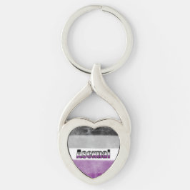 Asexual pride flag key ring schlüsselanhänger
