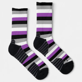 Asexual PRIDE Flag Socks Socken