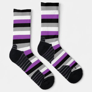 Asexual PRIDE Flag Socks Socken